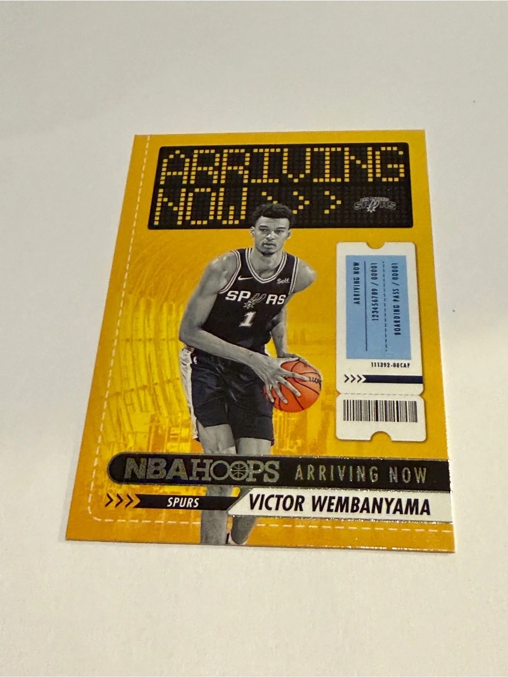 Victor Wembanyama RC Rookie 2023-24 Panini Arriving Now Basketball Card # 26